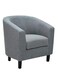 Galaxy Design Fabric Tub Chair - Comfortable and Stylish for Living Room &amp; Bedroom - Dark Grey
