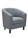 Galaxy Design Fabric Tub Chair - Comfortable and Stylish for Living Room &amp; Bedroom - Dark Grey