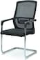 Galaxy Design Middle Back Office Conference Meeting Mesh Chair Visitor Chair Without Wheels