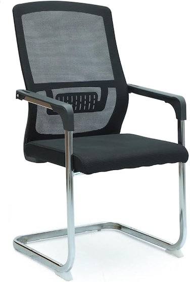 Galaxy Design Middle Back Office Conference Meeting Mesh Chair Visitor Chair Without Wheels
