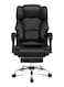 Galaxy Design Executive Office Gaming Chair PU Leather 360&deg; Swivel, Diamond Pattern Stitching High Back With Tilt Lock Mechanism, Soft Foam &amp; Well Padded Backrest With Lumbar Support (BLACK)