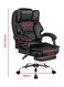 Galaxy Design Executive Office Gaming Chair PU Leather 360&deg; Swivel, Diamond Pattern Stitching High Back With Tilt Lock Mechanism, Soft Foam &amp; Well Padded Backrest With Lumbar Support (BLACK)