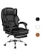 Galaxy Design Executive Office Gaming Chair PU Leather 360&deg; Swivel, Diamond Pattern Stitching High Back With Tilt Lock Mechanism, Soft Foam &amp; Well Padded Backrest With Lumbar Support (BLACK)