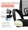 Galaxy Design Premium Office Chair Ergonomic Designed Desk Chair Mid Back Adjustable Wide Seat Mesh Chair Black Sul1435