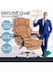 Galaxy Design Executive Office Gaming Chair PU Leather 360&deg; Swivel Desk Chair, Soft Foam &amp; Well Padded Backrest With Lumbar Support