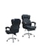 Galaxy Design Executive Office Gaming Chair PU Leather 360&deg; Swivel Desk Chair, Soft Foam &amp; Well Padded Backrest With Lumbar Support R818-2FR