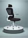 Galaxy Design Ergonomic Mesh Office Desk Chair with Headrest and Lumbar Support Comfortable High Color White &amp; Back