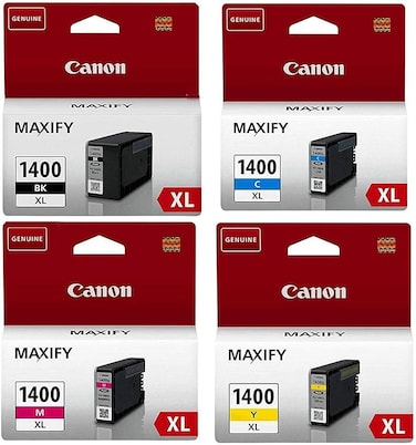 Canon 1400XL Ink Cartridge 4 Color Set