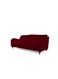 Galaxy Design Sofia Series 6-Person Living Room Set – 3 Seater, 2 Seater & Single Seat Sofa, Velvet Fabric, Pure Wood Base, Red Color GDFLVR-602-64