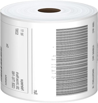 Thermal Labels 4x6 Roll - 450 Labels, All Purpose Direct Thermal Perforated Postage Shipping Label for Rollo, Zebra, MUNBYN and Polono Thermal Printer