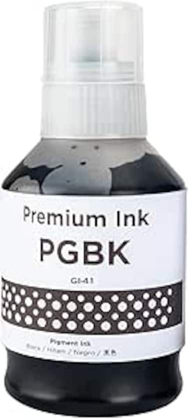 GI-41 Black Ink bottle Set 2-Pack High Capacity 135ml for Cann GI-41 GI 41 Compatible for CANN PIXMA G1420 G2420 G2460 G3420 G3460 Printer, Prints Up to 8,000 Pages