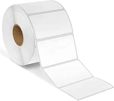 1000 Direct Thermal Labels Permanent Adhesive Size 60mm x 40mm (2" x 1.5") Label Sticker Paper Replacement Barcode Sticker 1000/Roll