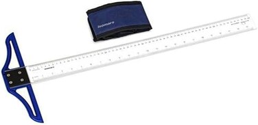 Isomars DTM24 Plastic T Square Scale with Detachable Acrylic Head, 24 Inch Size
