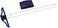 Isomars DTM24 Plastic T Square Scale with Detachable Acrylic Head, 24 Inch Size