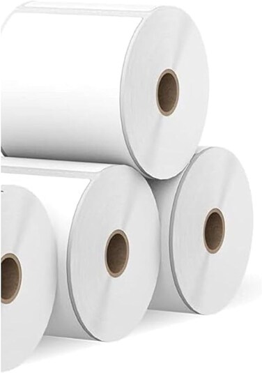 4"x6" (100x150mm) Pack of 500 Labels Per Rol   Adhesive Thermal Direct Shipping Label Sticker   Address Barcode Printable   Commercial Grade Weather Resistant (15 PIECES, 4"x6" (100x150mm))