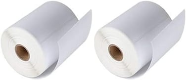 2-PCS 4"X2" Direct Thermal Barcode Labels - Shipping Labels - 750 Labels of Roll Compatible with Zebra Printers