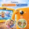 P600 Tablet 7 Inch HD Display, 6GB RAM, 128GB Storage, WiFi, Dual Camera, 3000mAh Battery, Shockproof Protective Case, Expandable Storage, Orange