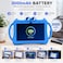 P604 7 Inch Android 13 Tablet, 6GB RAM, 256GB Storage, 1024&times;600 HD Display, 3000mAh Battery, 5G WiFi, Dual Camera, Protective Case with Handle &ndash; Blue