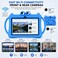 P604 7 Inch Android 13 Tablet, 6GB RAM, 256GB Storage, 1024&times;600 HD Display, 3000mAh Battery, 5G WiFi, Dual Camera, Protective Case with Handle &ndash; Blue