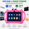 P604 7 Inch Android 13 Tablet, 6GB RAM, 256GB Storage, 1024&times;600 HD Display, 3000mAh Battery, 5G WiFi, Dual Camera, Protective Case with Handle. (Pink)