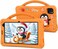 Telzeal P701 Tablet 7 Inch HD (6GB RAM + 256GB), Android 13, 3000mAh Battery, 2MP+5MP Dual Camera, Single SIM, Shockproof Protective Case, Orange.