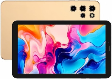 7 Inch Android 13 Tablet, 6GB RAM 256GB ROM, HD IPS Display, Dual SIM, 4000mAh Battery with Keyboard &amp; Mouse, P703 &ndash; Gold.