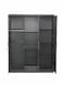 Galaxy Design 3 Door Wooden Wardrobe Cabinet Cupboard Engineered Wood Perfect Modern Stylish Heavy Duty Color Br