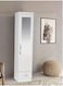 Galaxy Design 1 Door Wooden Wardrobe Cabinet Cupboard With Door &amp; Drawer Lock Keys