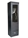 Galaxy Design 1 Door Wooden Wardrobe Cabinet Cupboard With Mirror and Drawer Lock Keys Includes Cloth Hanger Size 190x51x53 Cm Wenge-8711