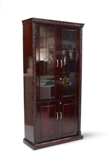 Galaxy Design Modern Wooden File Cabinet 4 Door ,Glass Door Cabinet