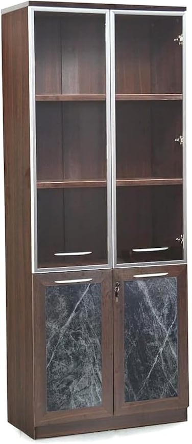 Galaxy Design Modern Wooden File Cabinet 4  Door,Glass Door Cabinet