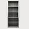 Galaxy Design 2 door glass Book Shelf Wooden Bookcase File Rack Storage for Home, Office, School, Library, Study Room, Living Room, Bedroom,Standing Cabinet Home