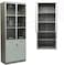 Galaxy Design 2 door glass Book Shelf Wooden Bookcase File Rack Storage for Home, Office, School, Library, Study Room, Living Room, Bedroom,Standing Cabinet Home