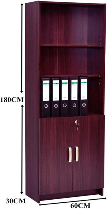 Galaxy Design Modern Wooden File CABINET and Bookshelf mahogany with out glass