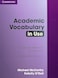 Academic Vocabulary in Use with Answers