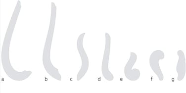 Isomars Set of 7 French Ship Curves Curve Drawing Drafting Template Stencil