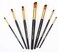 Isomars Artist Brush Deer Foot Set of 7
