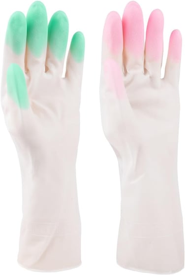 Liao H130074 Household Gloves, 30 cm x 10 cm Size, Multicolor