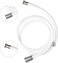 REEF PVC Shattaf Hose, White, 120 cm, Durable &amp; Flexible Water Spray Hose, Model RF-PVCH-01