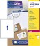 Avery L7167 Self Adhesive Parcel Shipping Labels, Laser Printers, 1 Label Per A4 Sheet, 40 Labels, UltraGrip, White