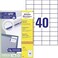 Avery Zweckform 3651 Universal Labels 52.5 x 29.7 mm 100 Sheets White