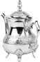 Cuisine Art Moroccan Brass Teapot - Zwin, 700ml, Silver