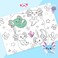 Hinkler Axolotls and Friends Colouring Set with Lap Desk &ndash; Fun Colouring Kit, Includes High-Quality Markers, Double Sided Colouring Pad,
