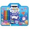 Hinkler Axolotls and Friends Colouring Set with Lap Desk &ndash; Fun Colouring Kit, Includes High-Quality Markers, Double Sided Colouring Pad,