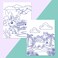 Hinkler Dinosaurs Colour-Me Magnets - DIY Dinosaur Magnet Art Set includes magnetic frame and 15 magnets to colour, Fun Magnetic Activities, Easy-to-Use Magnet Set,  Dinosaur-Themed Craft