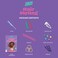 Hinkler Zap! Hair Styling Kit - DIY Hair Styling Set for Kids includes a tail comb, 2 sticks of hair chalk, hair clip, braiding tool, 160 stick-on hair-clip gems,