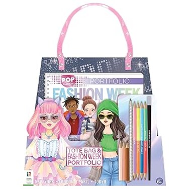 Pop Fashion Week Tote Bag And Portfolio
