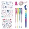 Hinkler Secret Glitter Stationery Kit - DIY Glitter Stationery Set includes lockable journal, glitter unicorn pen,