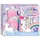 Hinkler Secret Glitter Stationery Kit - DIY Glitter Stationery Set includes lockable journal, glitter unicorn pen,