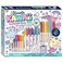 Hinkler Ultimate Kawaii Colouring Kit - DIY Colouring Set for Kids includes 5 pastel markers, 6 mini gel pens, 8 scented markers, washi tape, two sticker sheets and a 96-page colouring book,